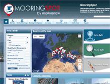 Tablet Screenshot of mooringspot.com